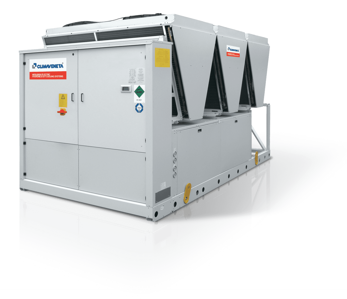 Наружный блок тепловых насосов (воздух вода) CLIMAVENETA NECS-N 1314-3218 8330м²